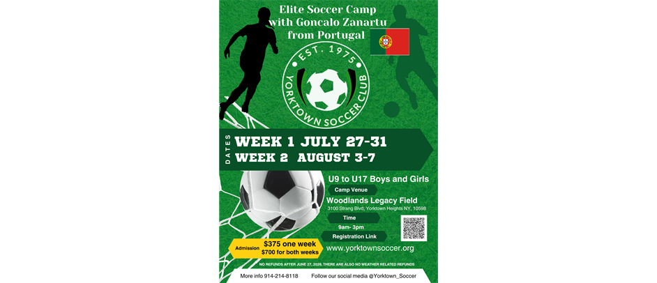 Elite Summer Soccer Camp with Goncalo Zanartu